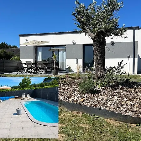 بيت للعطل Rozanna Avec Acces Piscine Et Jacuzzi Saint-Jean-de-la-Rivière